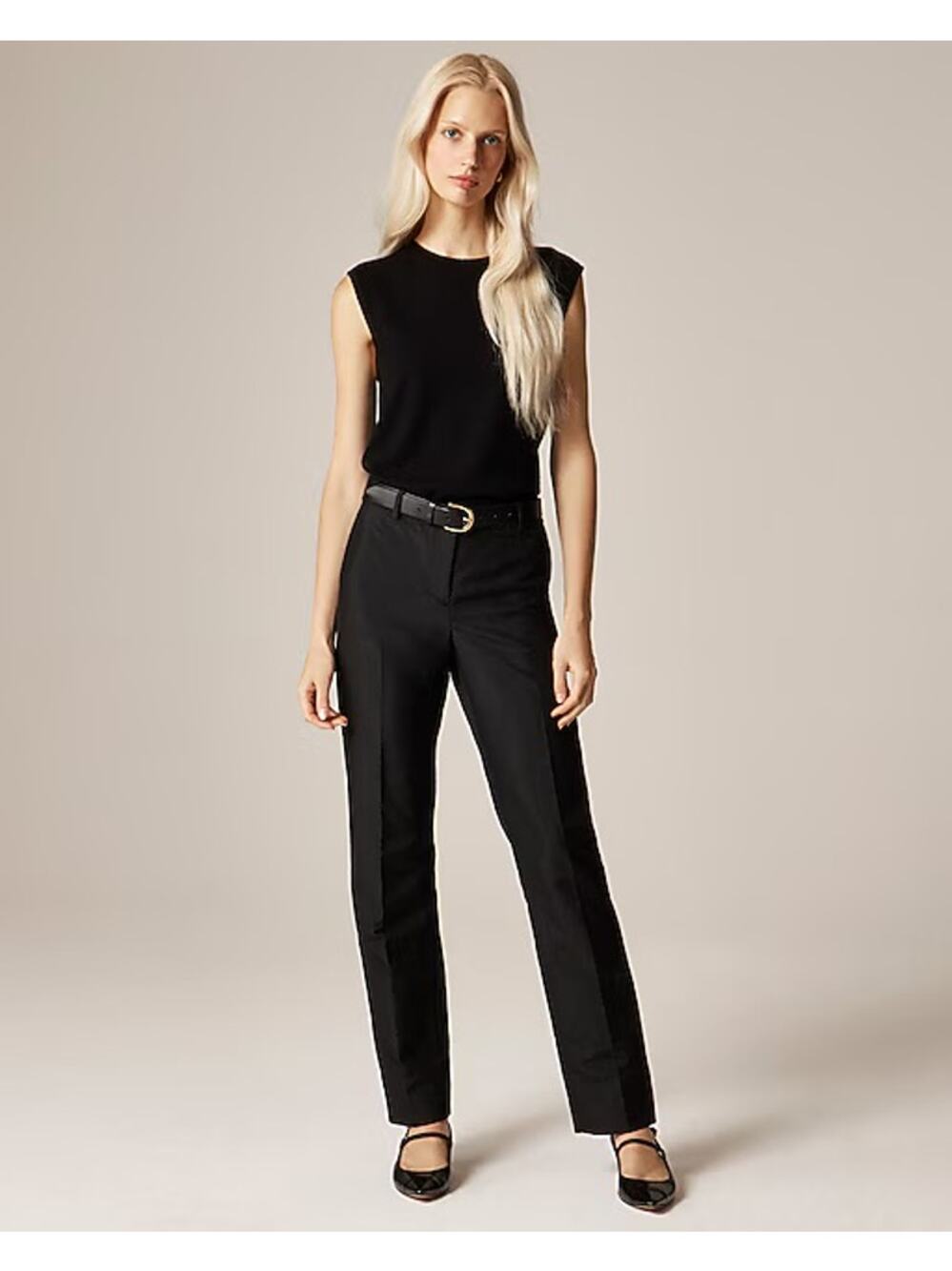 NWT J.Crew Easy Trouser Pants‎ Black Dress Pants Size 2 Career Office Classic